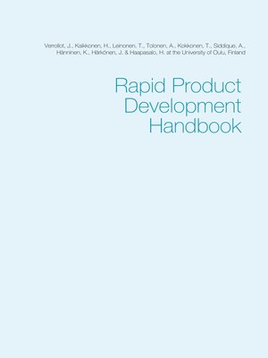 cover image of Rapid Product Development Handbook